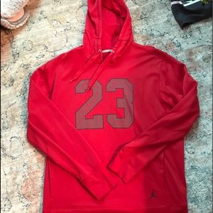 Jordan’s sweatshirt